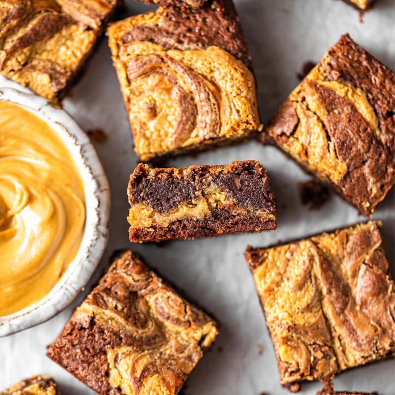 Big Country Kitchen: Peanut Butter Swirl Brownies